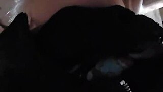 couple finds stranger for barn fuck with small tits