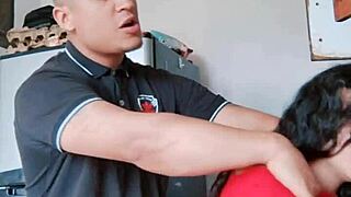 my horny neighbor sneaks over for creampie fucks when hubby's gone