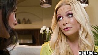 Petite Jane Wilde Fucked Hard by Big Tits Lesbian Milf Serene Siren