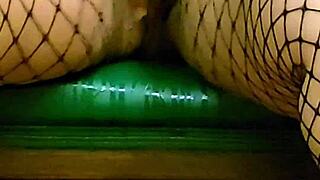 Chubby Latina Milf Fingers Shaved Pussy To Squirting Orgasm In Fishnets