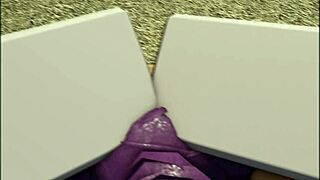 Step-Bro Creampies Step-Sis Big Ass In Roblox Room!