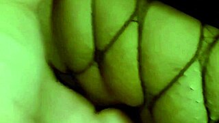 Chubby Latina Milf Fingers Shaved Pussy To Squirting Orgasm In Fishnets