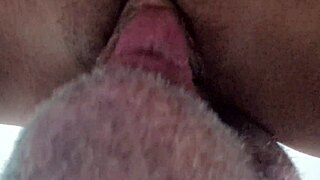 my horny milf welcomes me home with pov creampie quickie