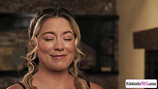 milf lesbian couple licks shaved pussy of brunette teen stepdaughter in 69 tribbing