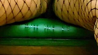 Chubby Latina Milf Fingers Shaved Pussy To Squirting Orgasm In Fishnets