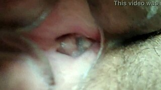 discover my indian wife's huge hairy wet clit pussy up close