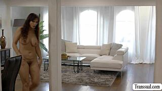 Slutty milf, crave your stepson pounding that shemale gf's tight anal?