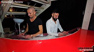 we snag two swinger club hotties for anal dp rough riding cumshots