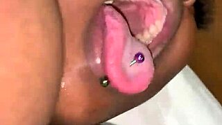 Roxy's Wet BBW Pussy Takes Intense Chocolate Cock Thrusts