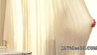 ameri koshikawa rips clothes for wild creampie pounding in uncensored jav frenzy