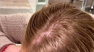 stepmom's big natural tits bounce as son rams her in kitchen