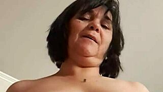 Chubby latina stepmom gallops stepson cock in homemade pov