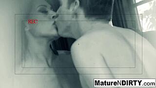 Brunette Granny Milf Masturbates Secretly Fucks Hardcore Cumshot Pussy