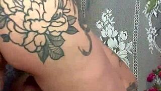 damn that pretty blonde milf's wet pussy rides huge cock