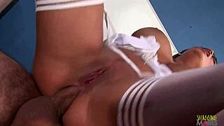 i couldn't resist her big tits so psychologist prescribes anal therapy for brunette milf