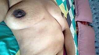 Latina milf fingers juicy pussy squirts milk spits solo bedroom