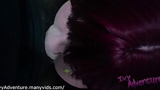 ivy adventure's goth bbw blowjob cum feast 😈💦