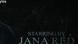 Breaking Beautiful Jana Red's Ass With Deep Balls Anal Toys!