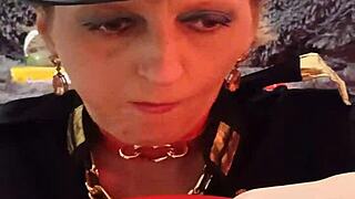 German Milf Sandra Pumps Swollen Pussy And Swallows Cum Puke