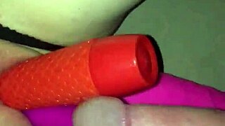 amateur gf stretches wet pussy fucking three huge dildos till squirt