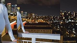 classy mona croft milf teases with massive bra-stuffed tits