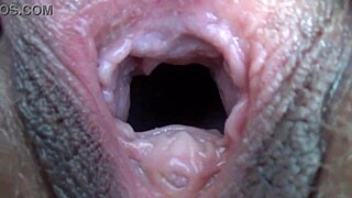 Massive Dildo Fails To Stretch Mature Milf's Gaping Pussy