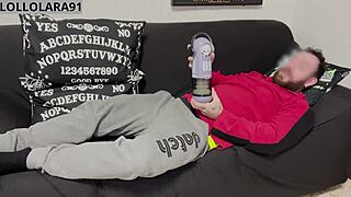 Lollolara91 Swallows Neighbor's Cum After Toy Gift