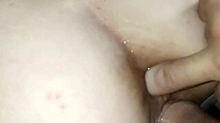 WOW, WATCH SKINNY WIFE'S TIGHT ASS STRETCH WIDE IN HOMEMADE ANAL POUNDING!