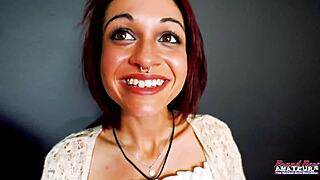 Skinny blonde Keyton and brunette Nica share sloppy cock in wild 3some blowbang