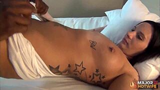 Inked Milf Debrah Ann Seduces Rome Major Bedroom Naughty Fuck