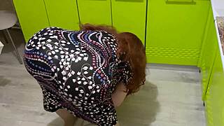 mature stepmom fat ass huge tits sucks stepsons cock then anal doggy