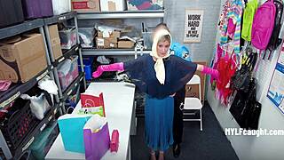 Respectable Bride Cop Fucks Married MILF in Mall Back Office!