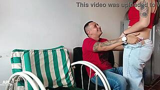 Colombian BBW's Long Chat Ends In Screaming Cucumber Pussy Pounding