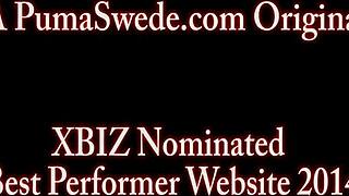 European Milf Puma Swede Fingers Pussy in Outdoor Jacuzzi Bath