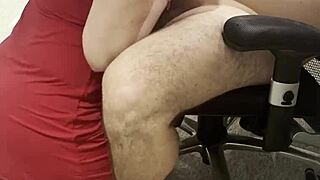 Step Mommy Sucks Step Son's Huge Dick In Living Room