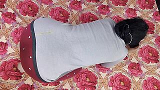 My girlfriend games with friends while I fuck her tight pussy hard