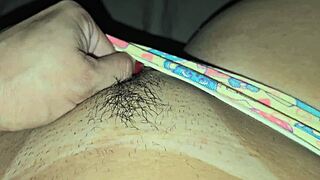 touched my giant clit at midnight... oops, so damn horny brazilian milf!