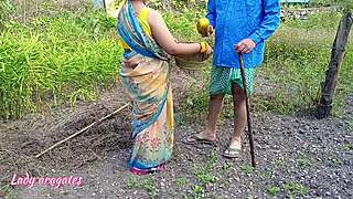 outdoor desi step sis takes bro's cock deep, cum floods her mouth wildly!!