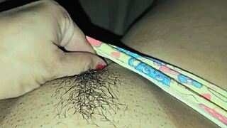 touched my giant clit at midnight... oops, so damn horny brazilian milf!