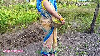 outdoor desi step sis takes bro's cock deep, cum floods her mouth wildly!!