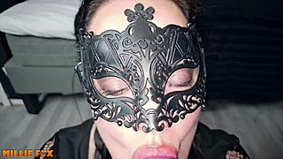 What if sexy milf Millie Fox gulps your huge thick cum load whole?