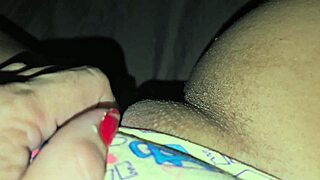 touched my giant clit at midnight... oops, so damn horny brazilian milf!