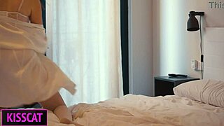 Step Aunty Ties Nephew Shares Bed Jimmy Big Dick Facial!