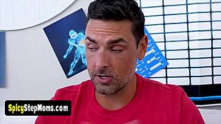 Fantasy football turns into milf orgy pussy licking blowjobs?