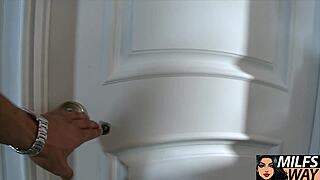 amber swift's cute redhead milf casting fuck