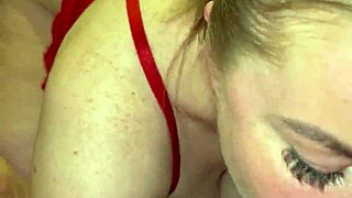 Stepmom plays with your huge cock ends in deep mouth finish