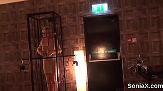 unfaithful british milf lady sonia spreads huge boobs wide