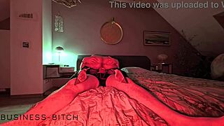 Hot Secretary in Pantyhose Rides Boss Cock for Nylon Cum Blast!