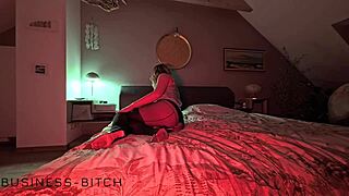 Hot Secretary in Pantyhose Rides Boss Cock for Nylon Cum Blast!