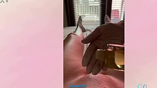 Hot wax burns legs rips pussy hair smooth forever!